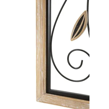 PANEL ŻELAZNY I DREWNIANY KOMAN -A- 26X2,5X60 cm